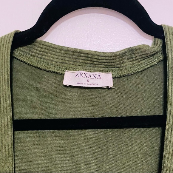 NWOT Zenana Snap Button Cardigan Small - Picture 4 of 5